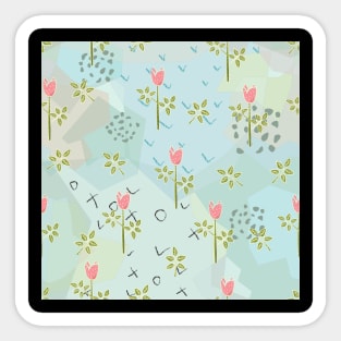 Flower Pattern Sticker